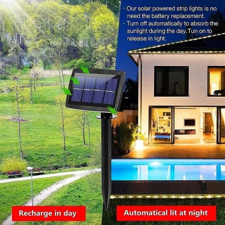 150LED Solar Powered Strip Light 3